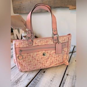 Medium Pink Coach Tote
